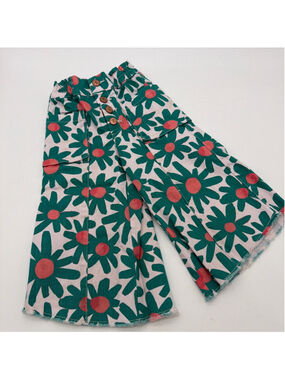FINDING FOXTALE Elastic Waist Relaxed Pants Floral Size 3T